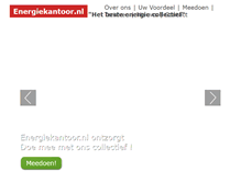 Tablet Screenshot of energiekantoor.nl